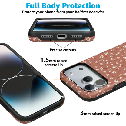 Mocha Meadow | Tiny Flowers Case iPhone Case get.casely