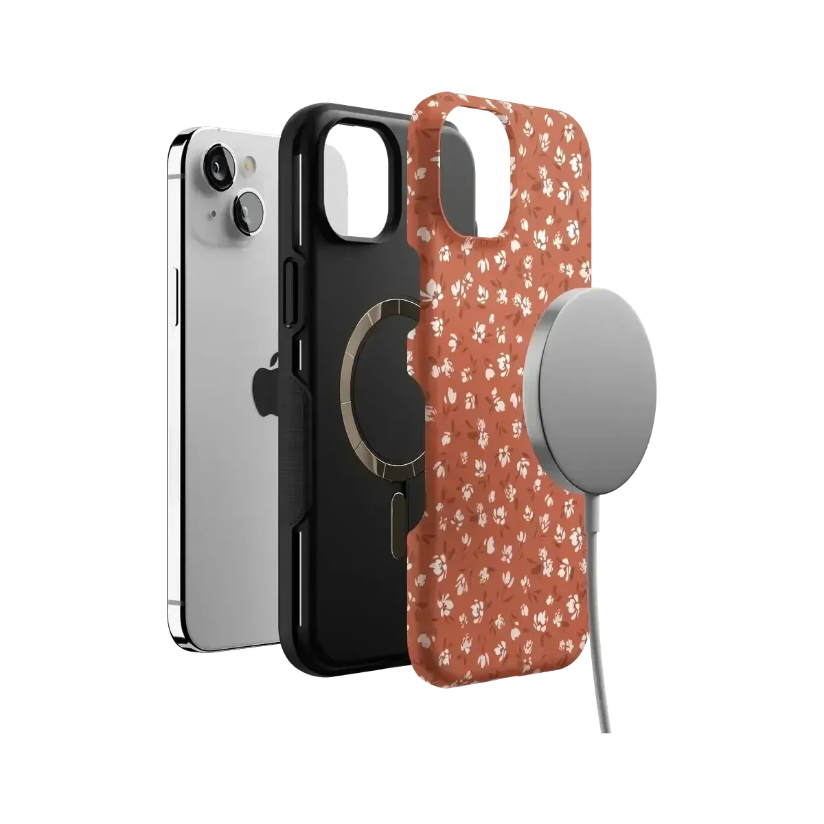Mocha Meadow | Tiny Flowers Case iPhone Case get.casely