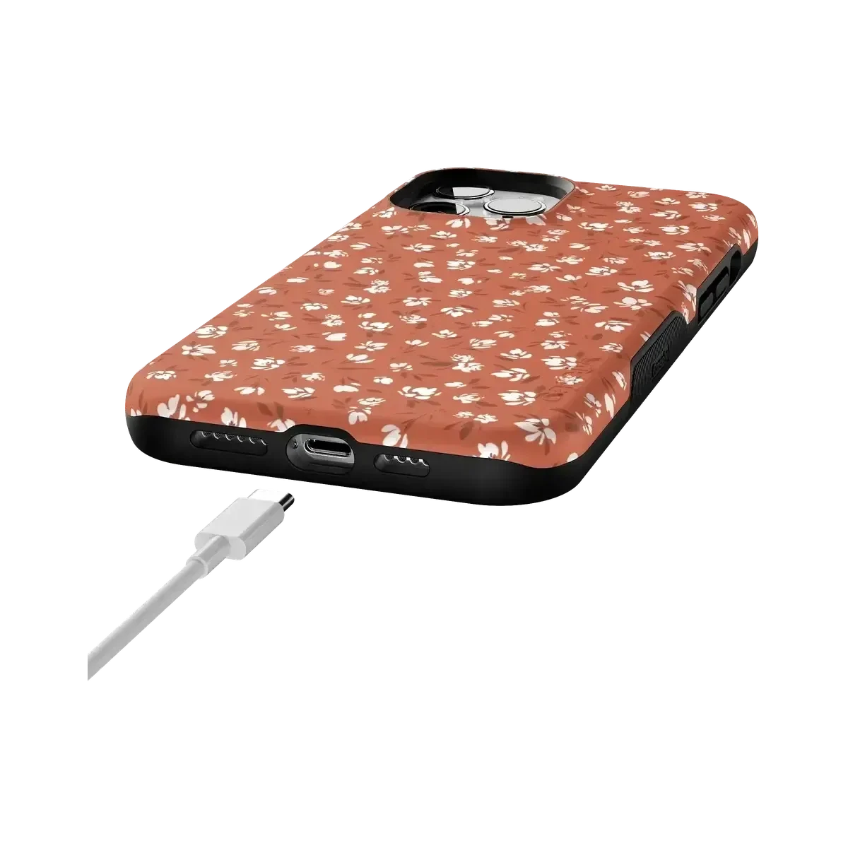 Mocha Meadow | Tiny Flowers Case iPhone Case get.casely