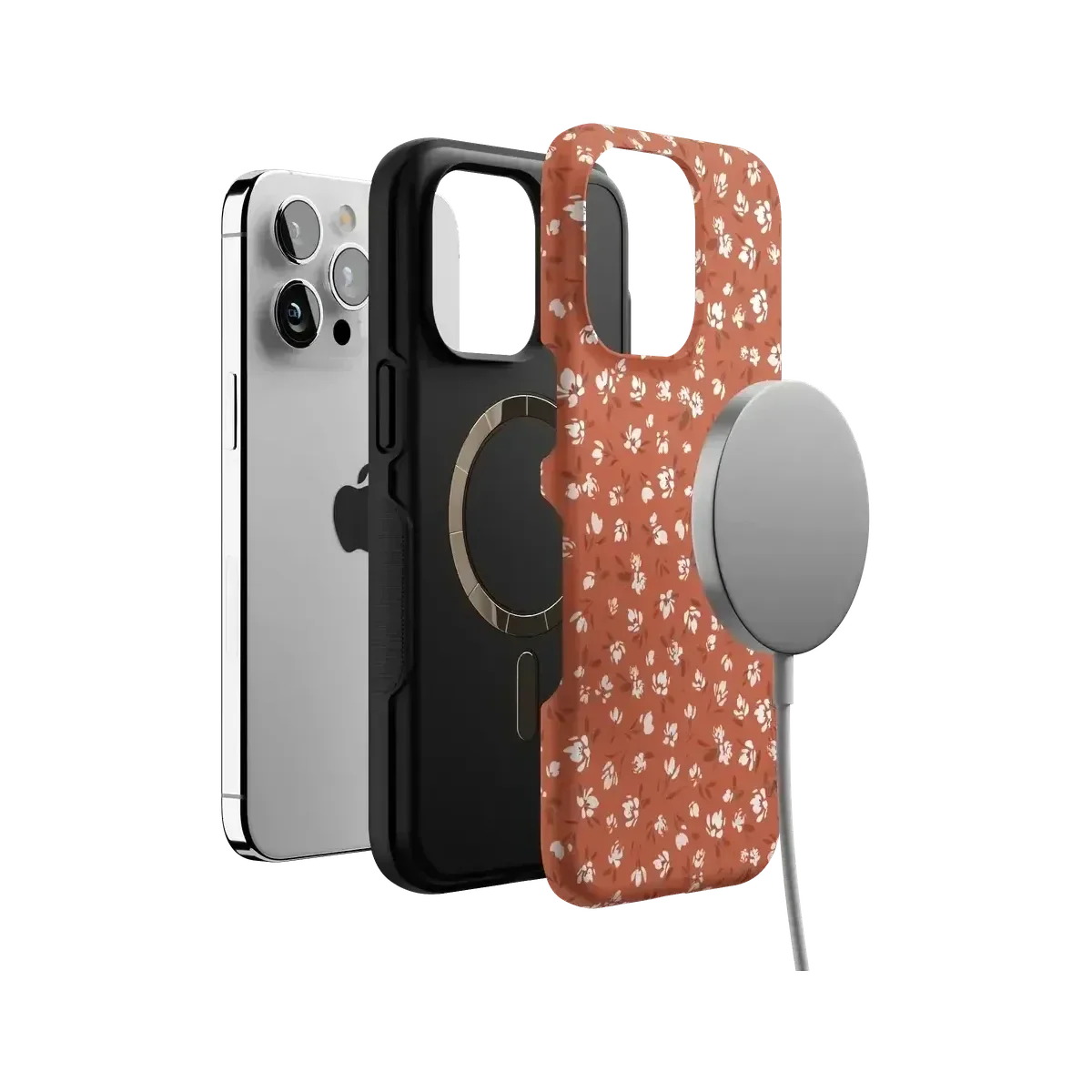 Mocha Meadow | Tiny Flowers Case iPhone Case get.casely