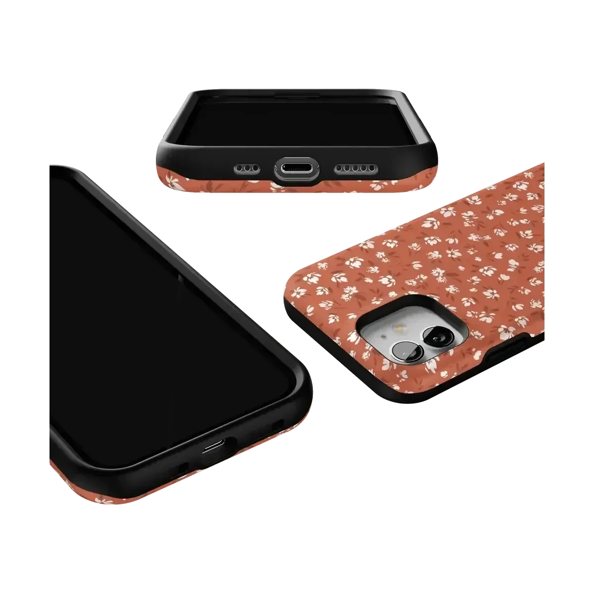 Mocha Meadow | Tiny Flowers Case iPhone Case get.casely