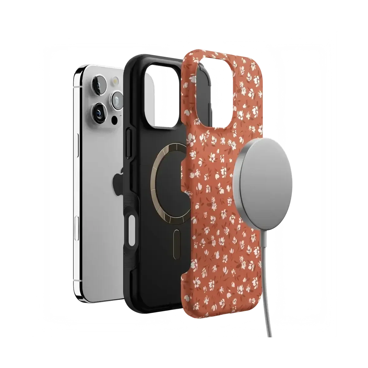 Mocha Meadow | Tiny Flowers Case iPhone Case get.casely