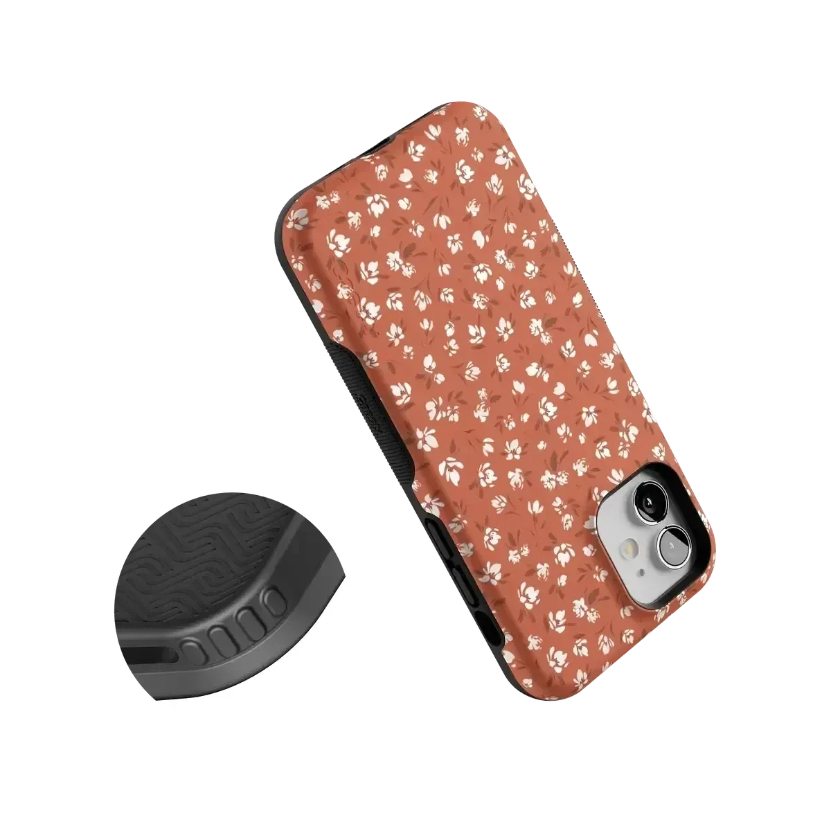 Mocha Meadow | Tiny Flowers Case iPhone Case get.casely