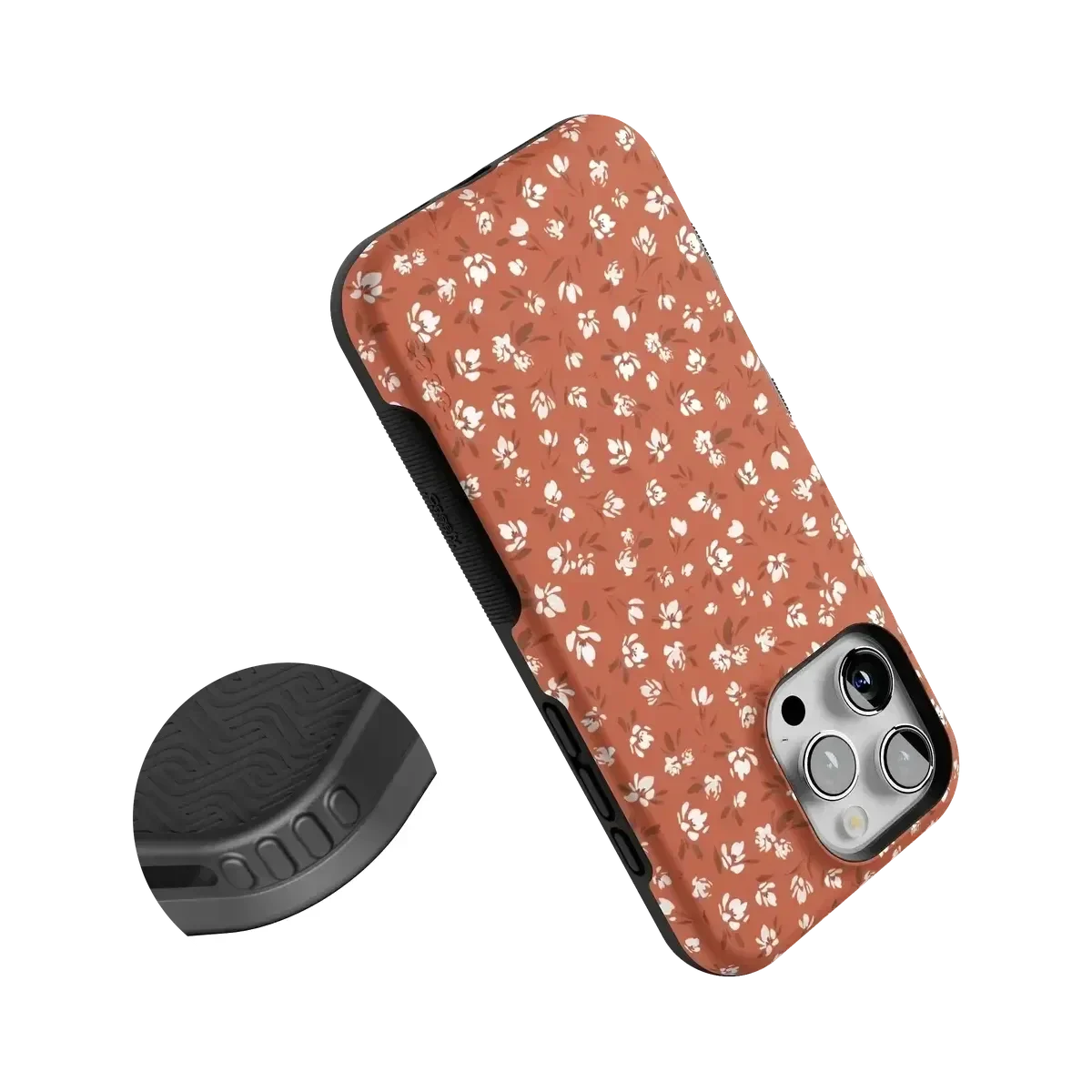 Mocha Meadow | Tiny Flowers Case iPhone Case get.casely