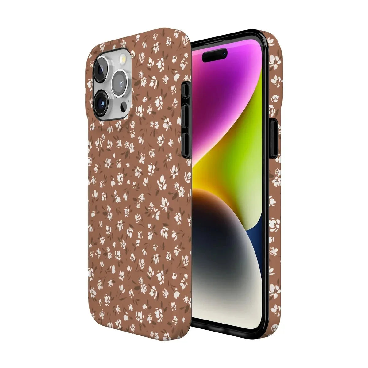 Mocha Meadow | Tiny Flowers Case iPhone Case get.casely