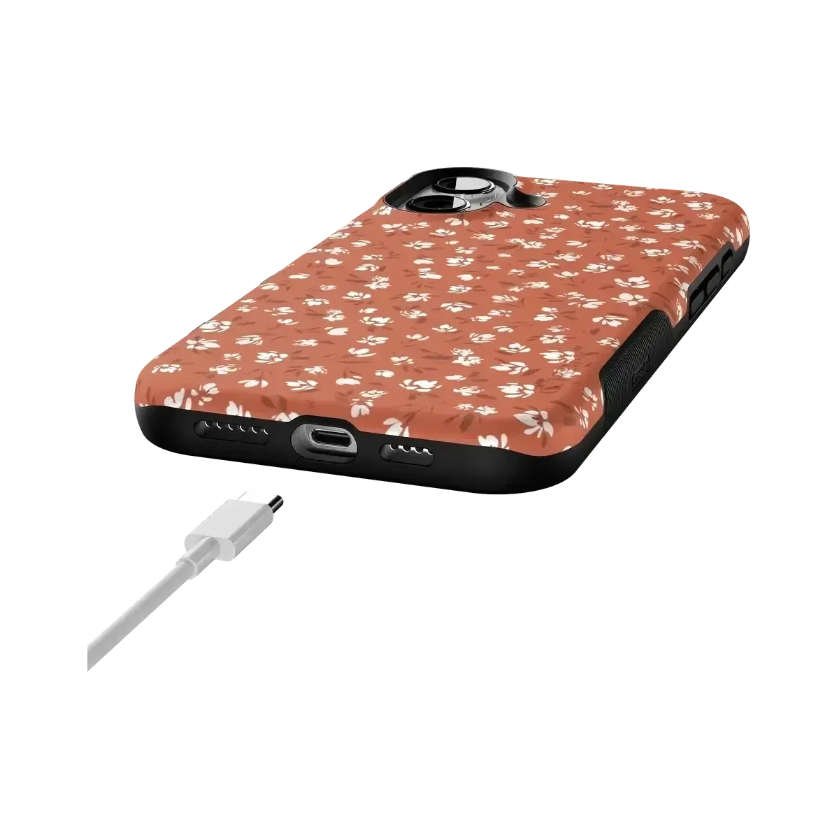 Mocha Meadow | Tiny Flowers Case iPhone Case get.casely