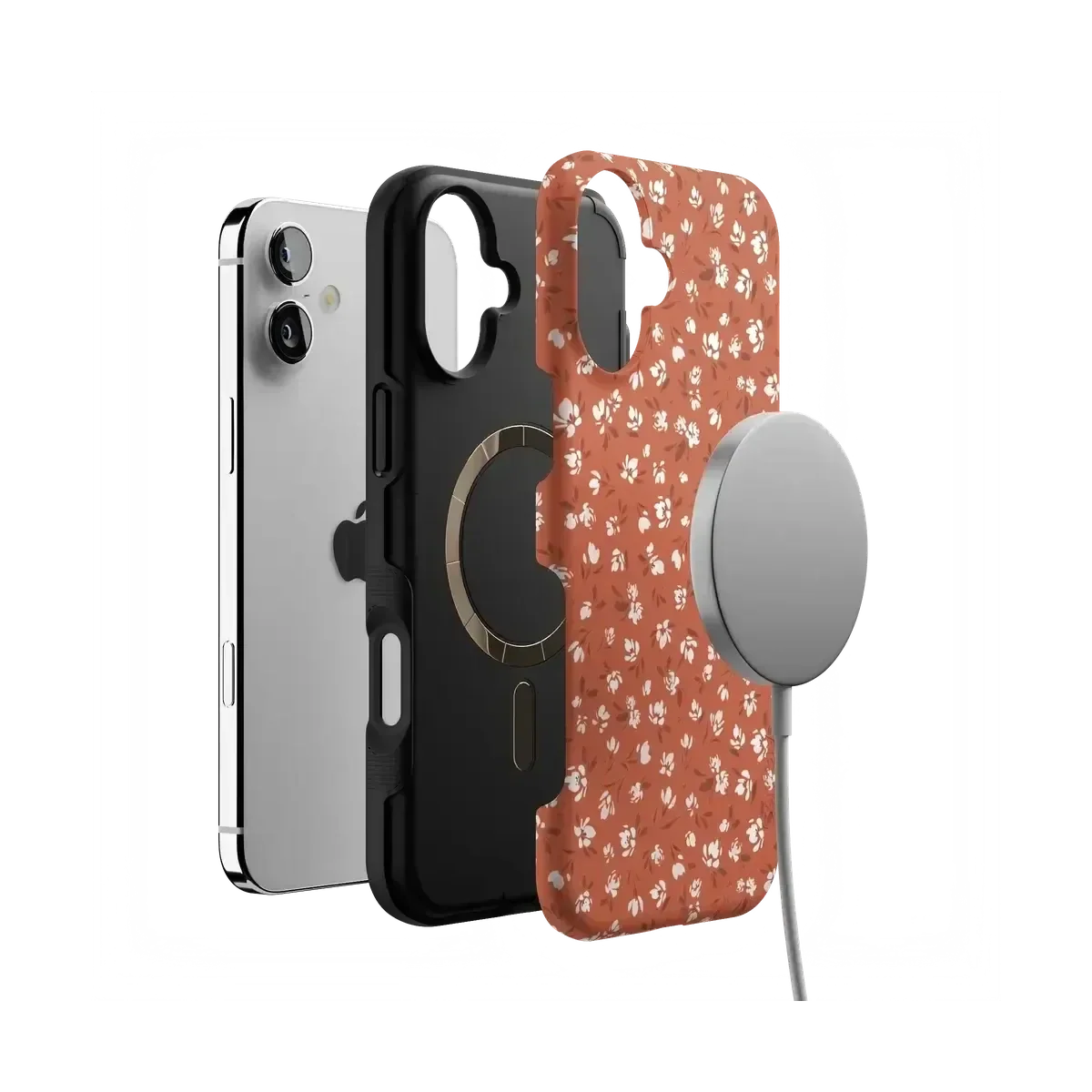 Mocha Meadow | Tiny Flowers Case iPhone Case get.casely