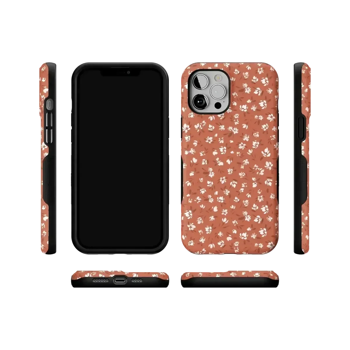Mocha Meadow | Tiny Flowers Case iPhone Case get.casely
