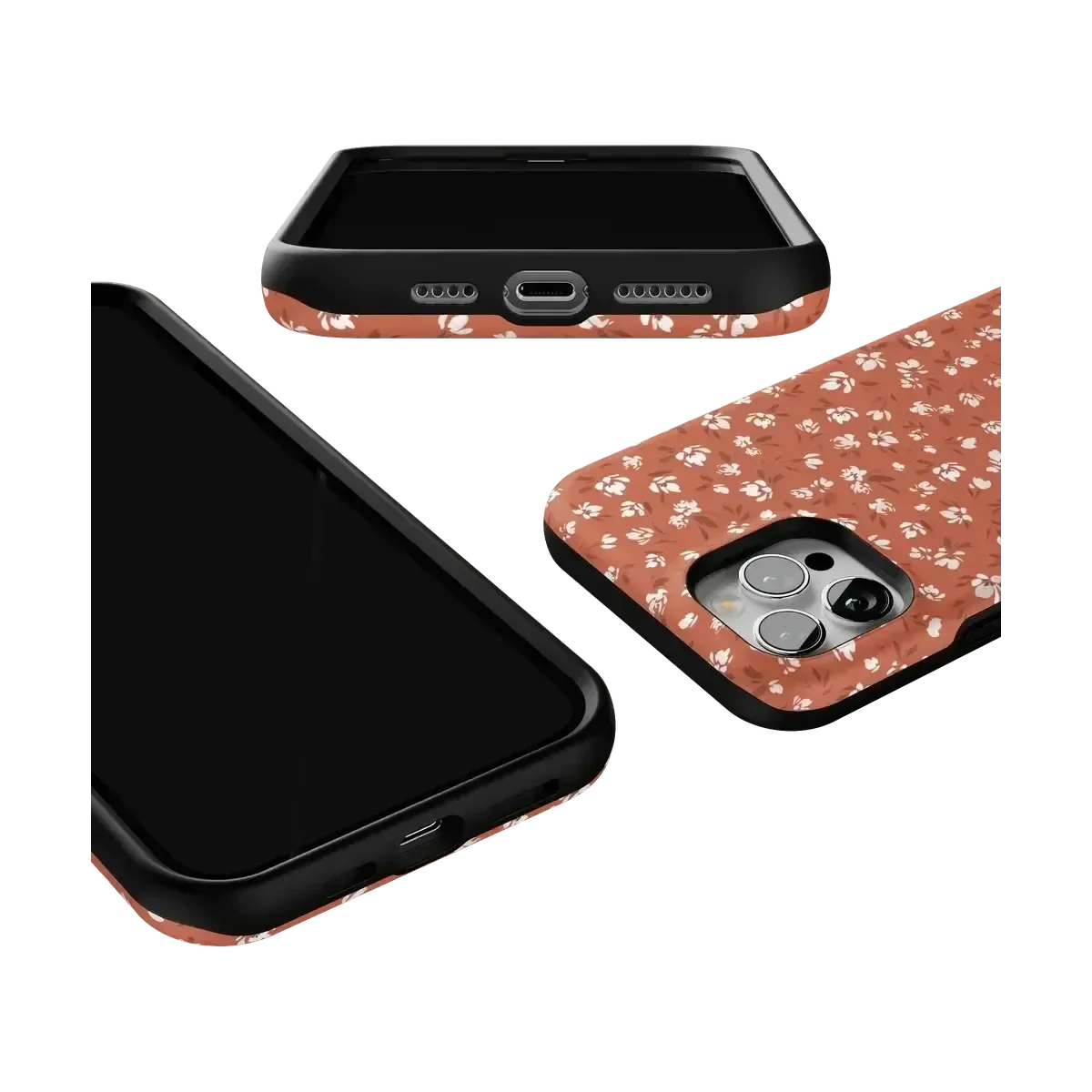 Mocha Meadow | Tiny Flowers Case iPhone Case get.casely