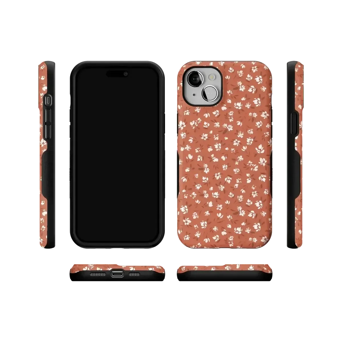 Mocha Meadow | Tiny Flowers Case iPhone Case get.casely