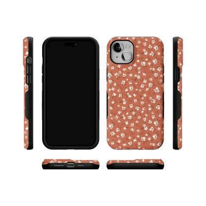 Mocha Meadow | Tiny Flowers Case iPhone Case get.casely