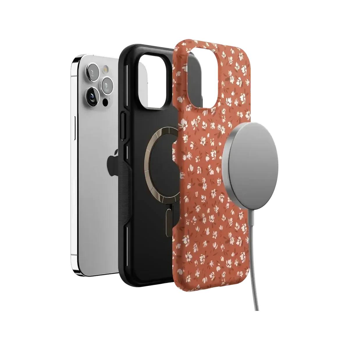 Mocha Meadow | Tiny Flowers Case iPhone Case get.casely