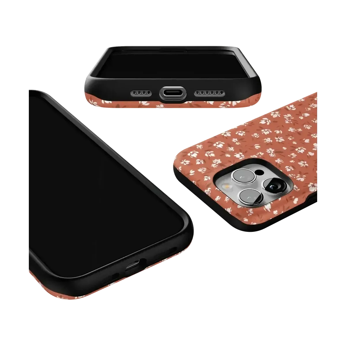 Mocha Meadow | Tiny Flowers Case iPhone Case get.casely