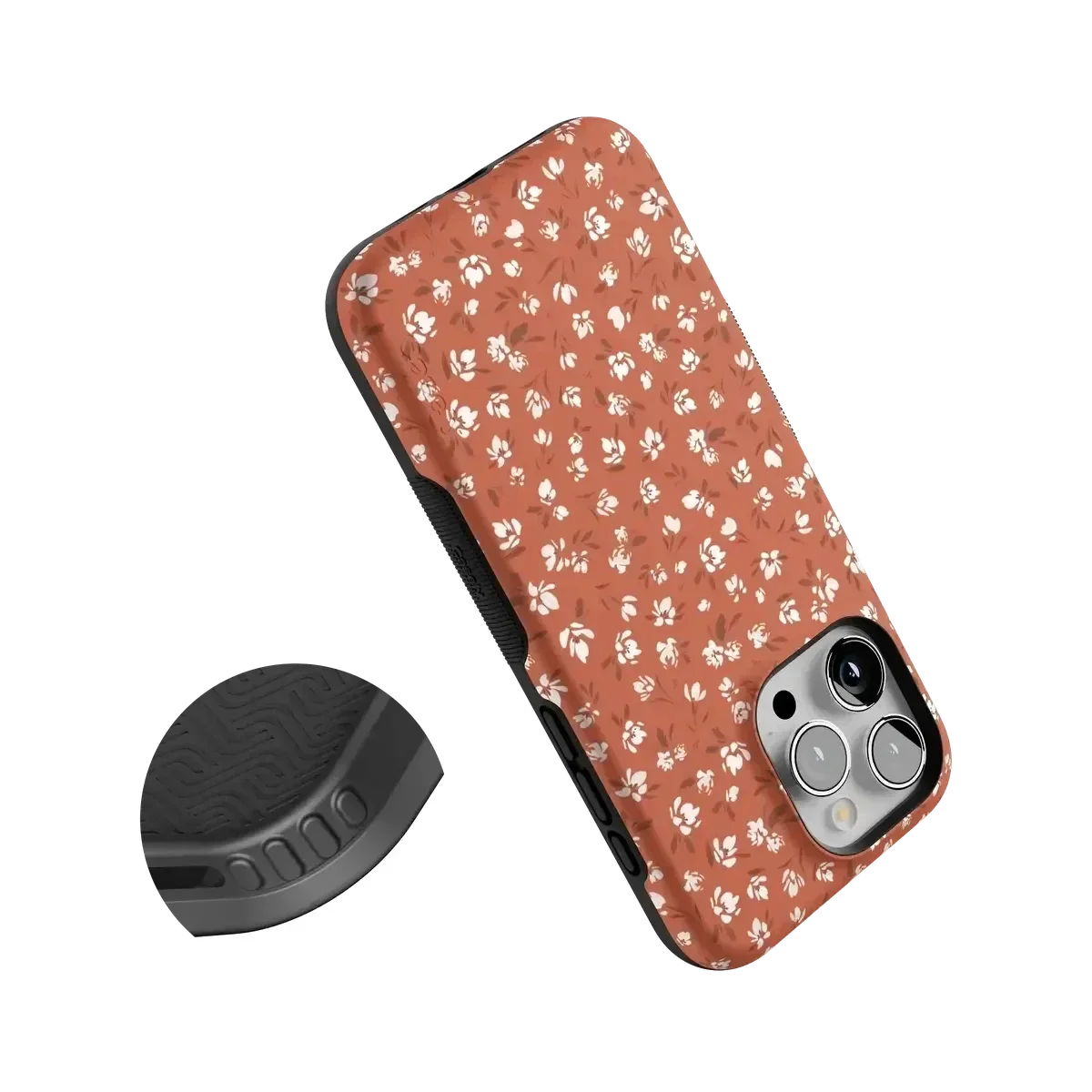 Mocha Meadow | Tiny Flowers Case iPhone Case get.casely