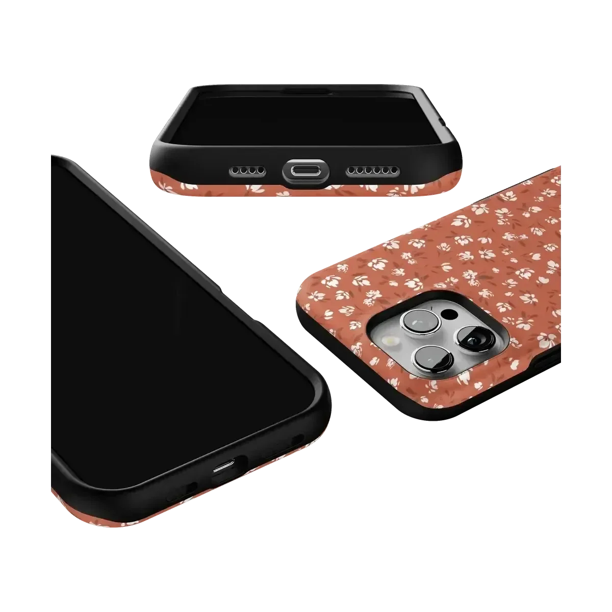 Mocha Meadow | Tiny Flowers Case iPhone Case get.casely