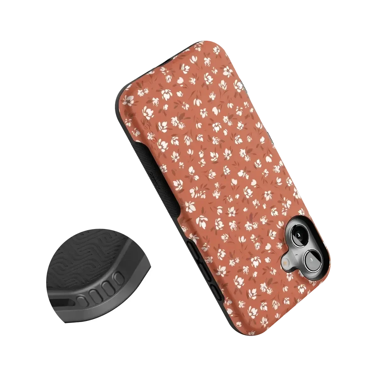 Mocha Meadow | Tiny Flowers Case iPhone Case get.casely