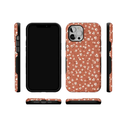 Mocha Meadow | Tiny Flowers Case iPhone Case get.casely