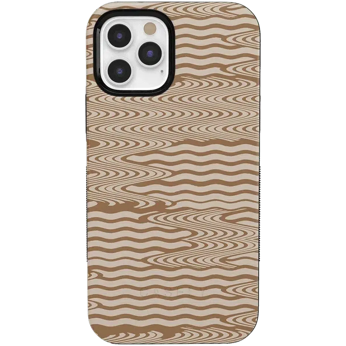 Mocha Ripple | Brown Waves Case iPhone Case get.casely Bold + MagSafe® iPhone 12 Pro Max