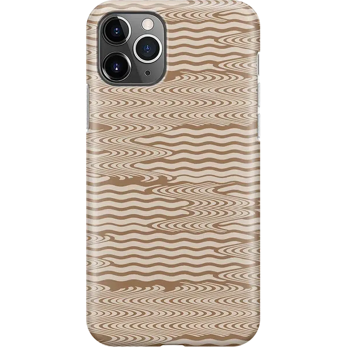 Mocha Ripple | Brown Waves Case iPhone Case get.casely Classic iPhone 11 Pro Max