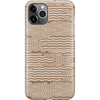 Mocha Ripple | Brown Waves Case iPhone Case get.casely Classic iPhone 11 Pro Max