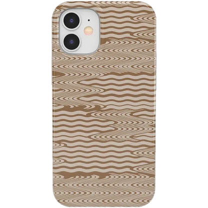 Mocha Ripple | Brown Waves Case iPhone Case get.casely Classic iPhone 12