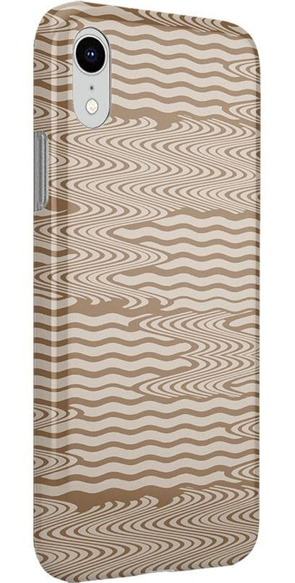 Mocha Ripple | Brown Waves Case iPhone Case get.casely