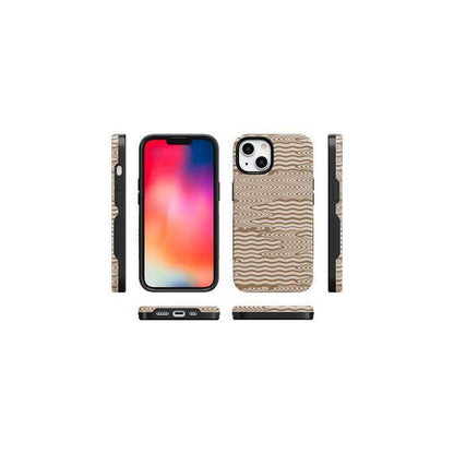 Mocha Ripple | Brown Waves Case iPhone Case get.casely