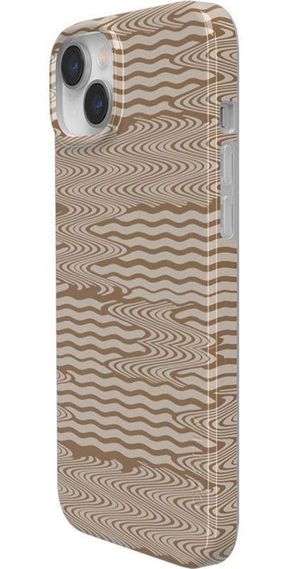 Mocha Ripple | Brown Waves Case iPhone Case get.casely