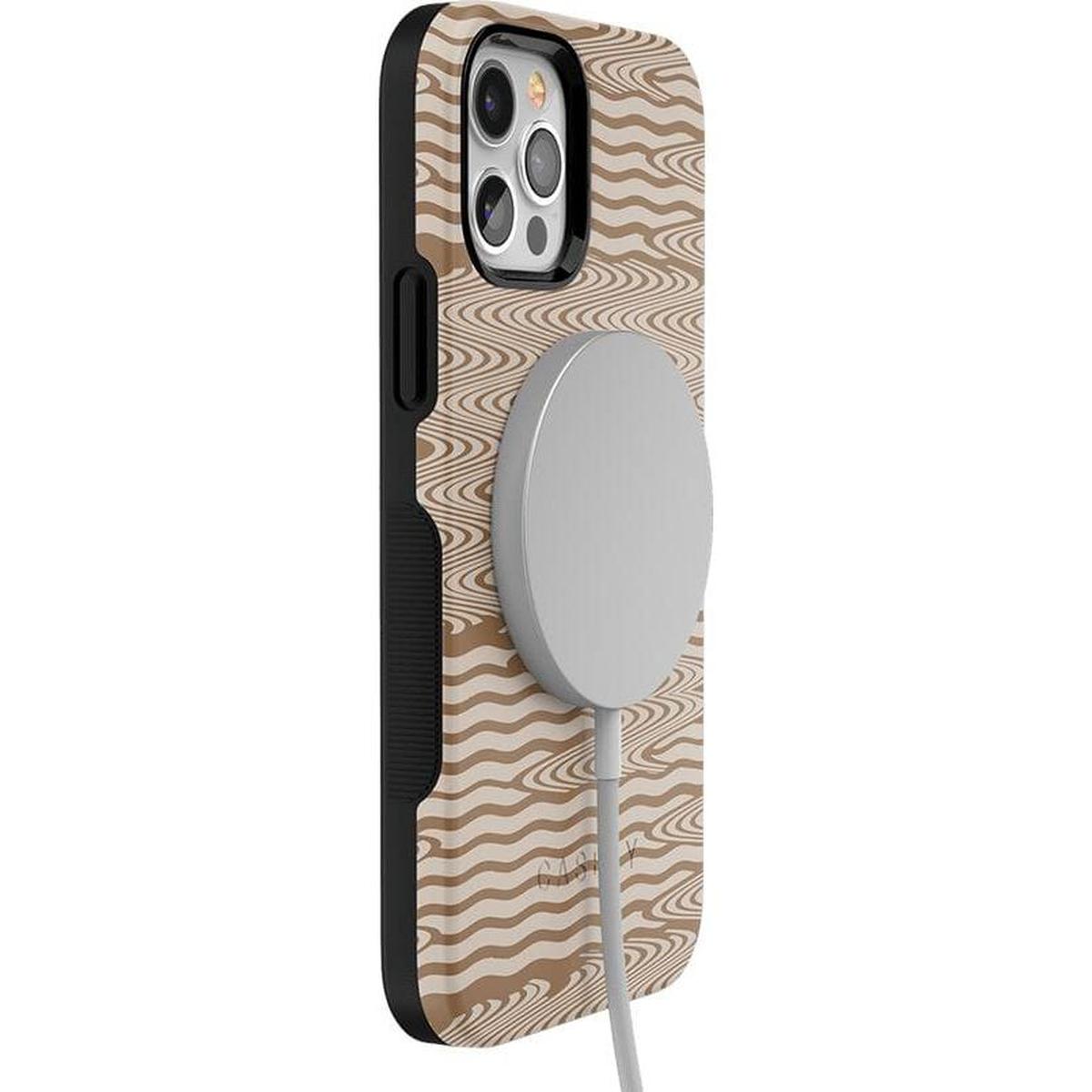 Mocha Ripple | Brown Waves Case iPhone Case get.casely
