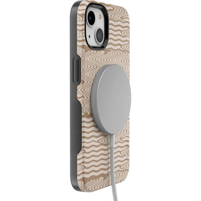 Mocha Ripple | Brown Waves Case iPhone Case get.casely