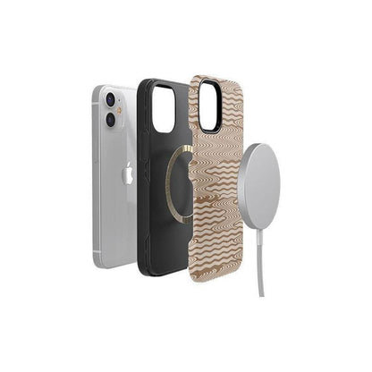 Mocha Ripple | Brown Waves Case iPhone Case get.casely