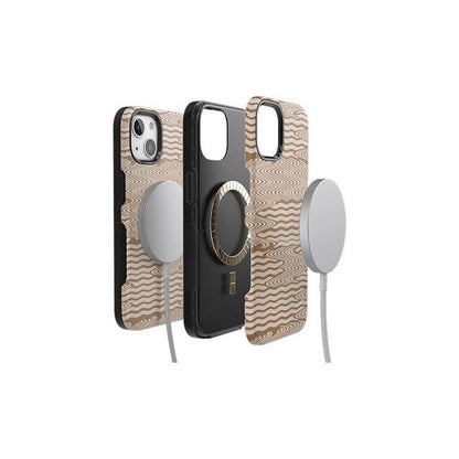 Mocha Ripple | Brown Waves Case iPhone Case get.casely