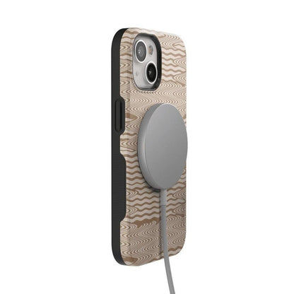 Mocha Ripple | Brown Waves Case iPhone Case get.casely