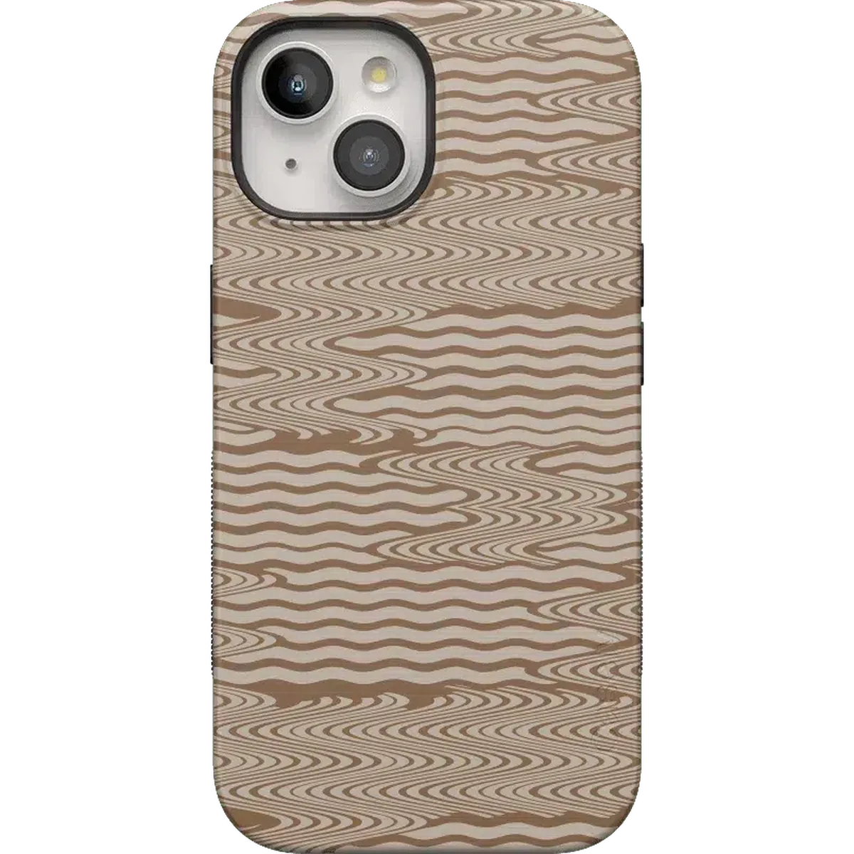 Mocha Ripple | Brown Waves Case iPhone Case get.casely