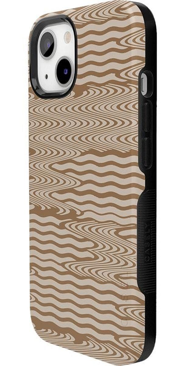 Mocha Ripple | Brown Waves Case iPhone Case get.casely