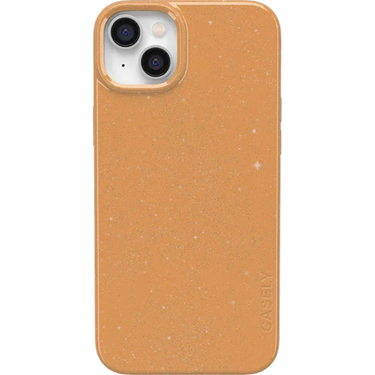 Morning Glow | Orange Pastel Shimmer Case iPhone Case get.casely Classic + MagSafe® iPhone 14 Plus
