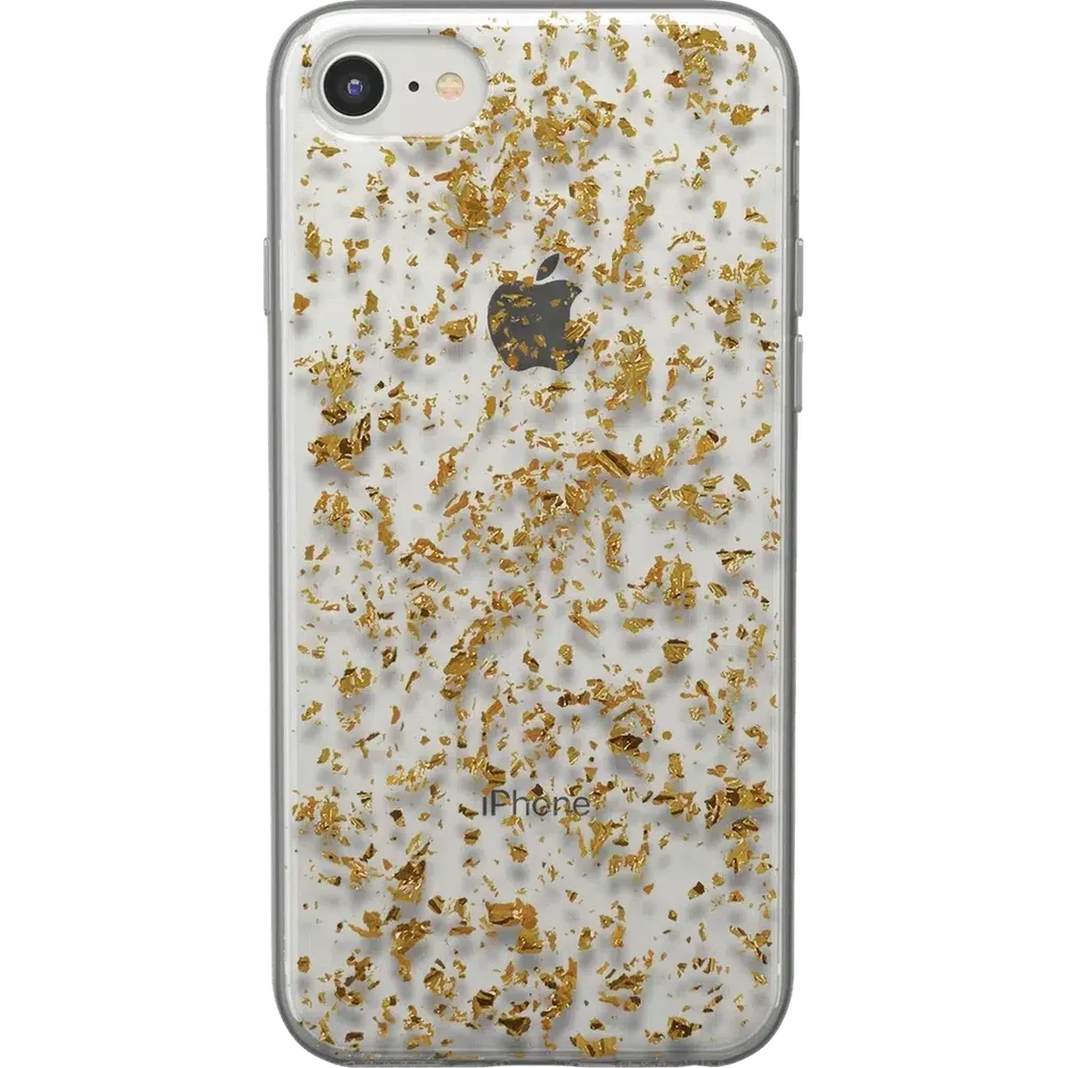 Morning Sparkle | Rose and Gold Flaked Clear Case iPhone Case get.casely Classic iPhone 6/7/8