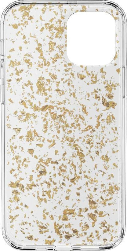 Morning Sparkle | Rose and Gold Flaked Clear Case iPhone Case get.casely
