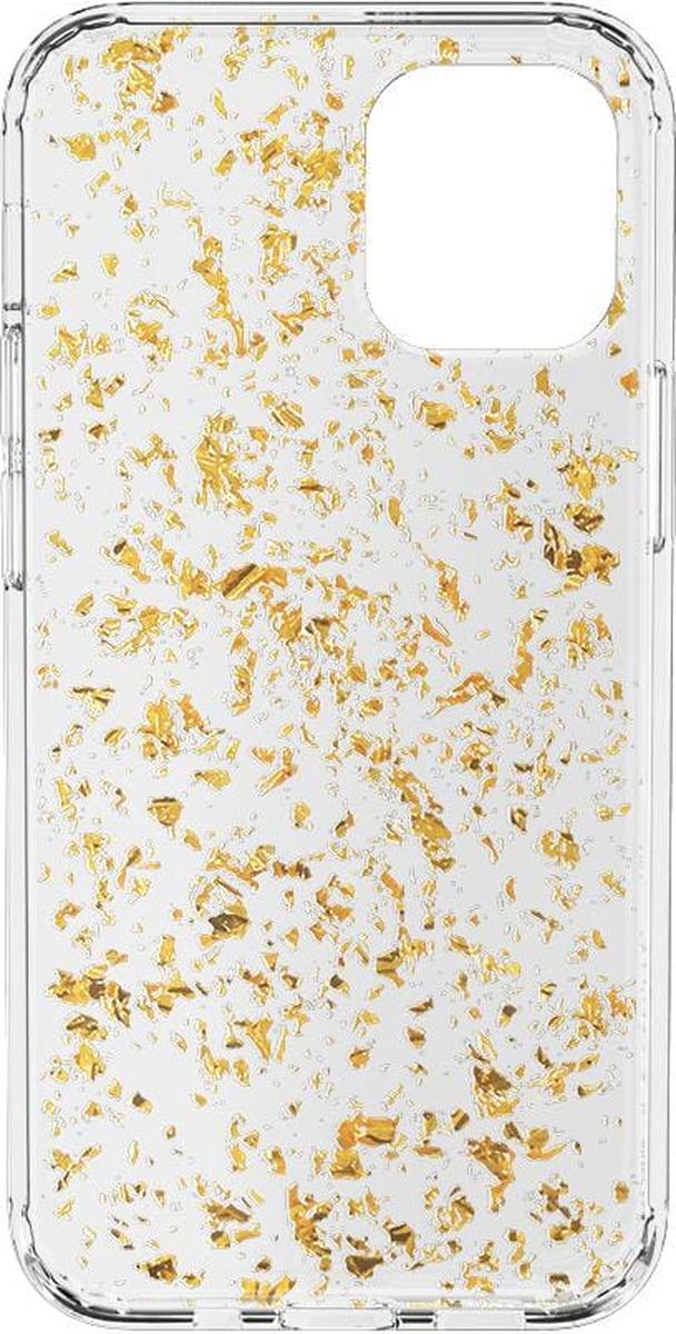 Morning Sparkle | Rose and Gold Flaked Clear Case iPhone Case get.casely