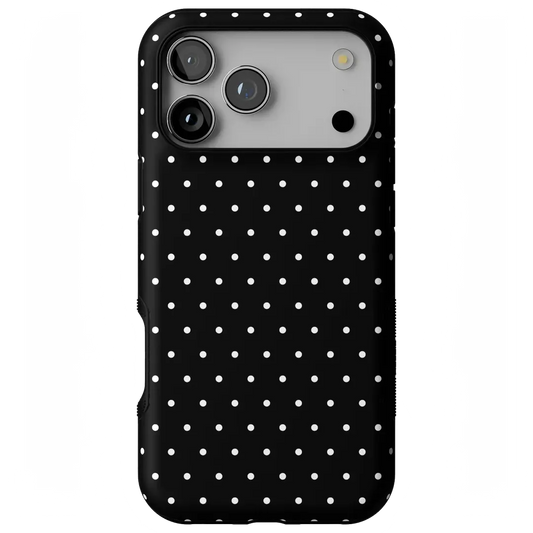 On the Dot | White Polka Dot Case