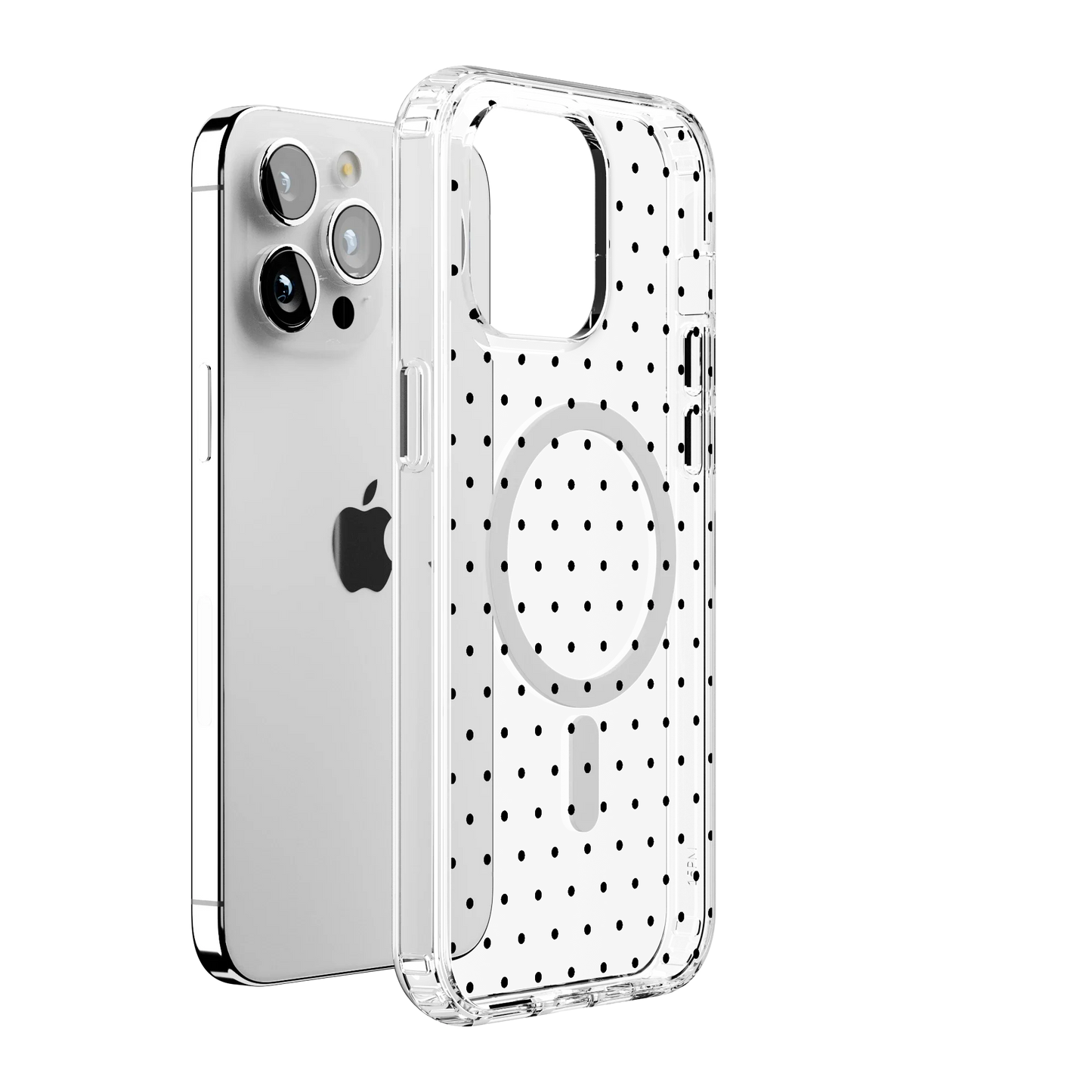 On the Dot | Black Polka Dot Case
