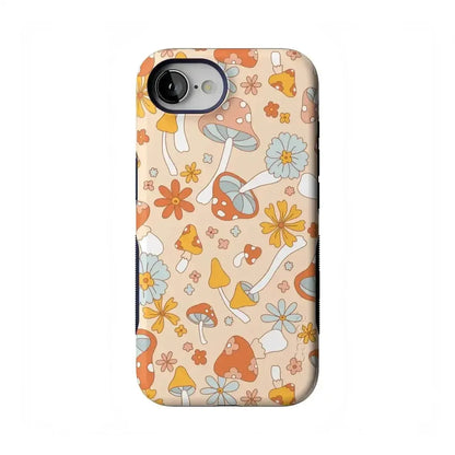 Mushroom Magic | Retro Floral Case iPhone Case get.casely Bold Flex + MagSafe® iPhone 16e