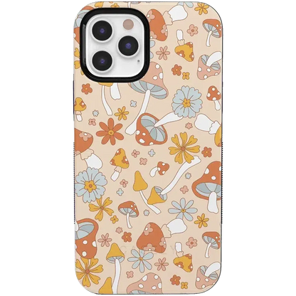 Mushroom Magic | Retro Floral Case iPhone Case get.casely Bold + MagSafe® iPhone 12 Pro Max