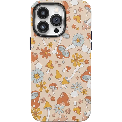 Mushroom Magic | Retro Floral Case iPhone Case get.casely Bold + MagSafe® iPhone 14 Pro Max