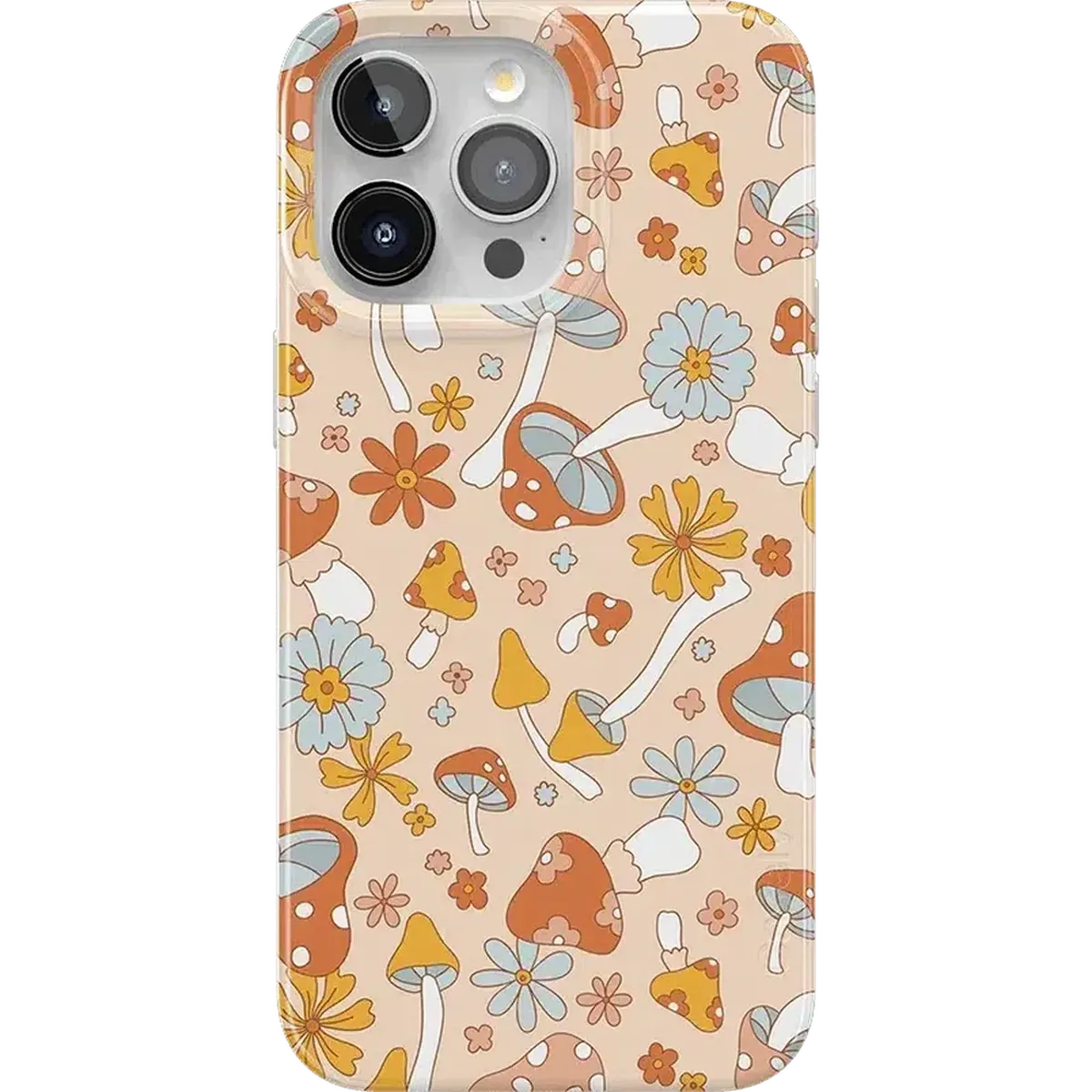 Mushroom Magic | Retro Floral Case iPhone Case get.casely Classic + MagSafe® iPhone 15 Pro