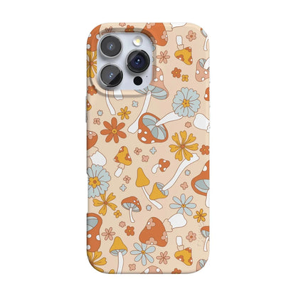 Mushroom Magic | Retro Floral Case iPhone Case get.casely Classic + MagSafe® iPhone 16 Pro Max