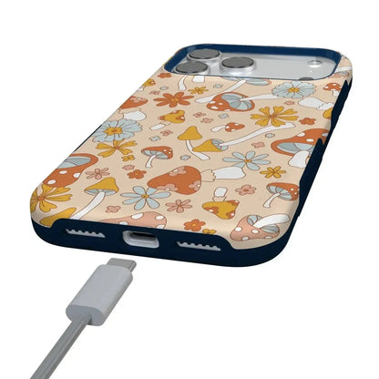 Mushroom Magic | Retro Floral Case iPhone Case get.casely