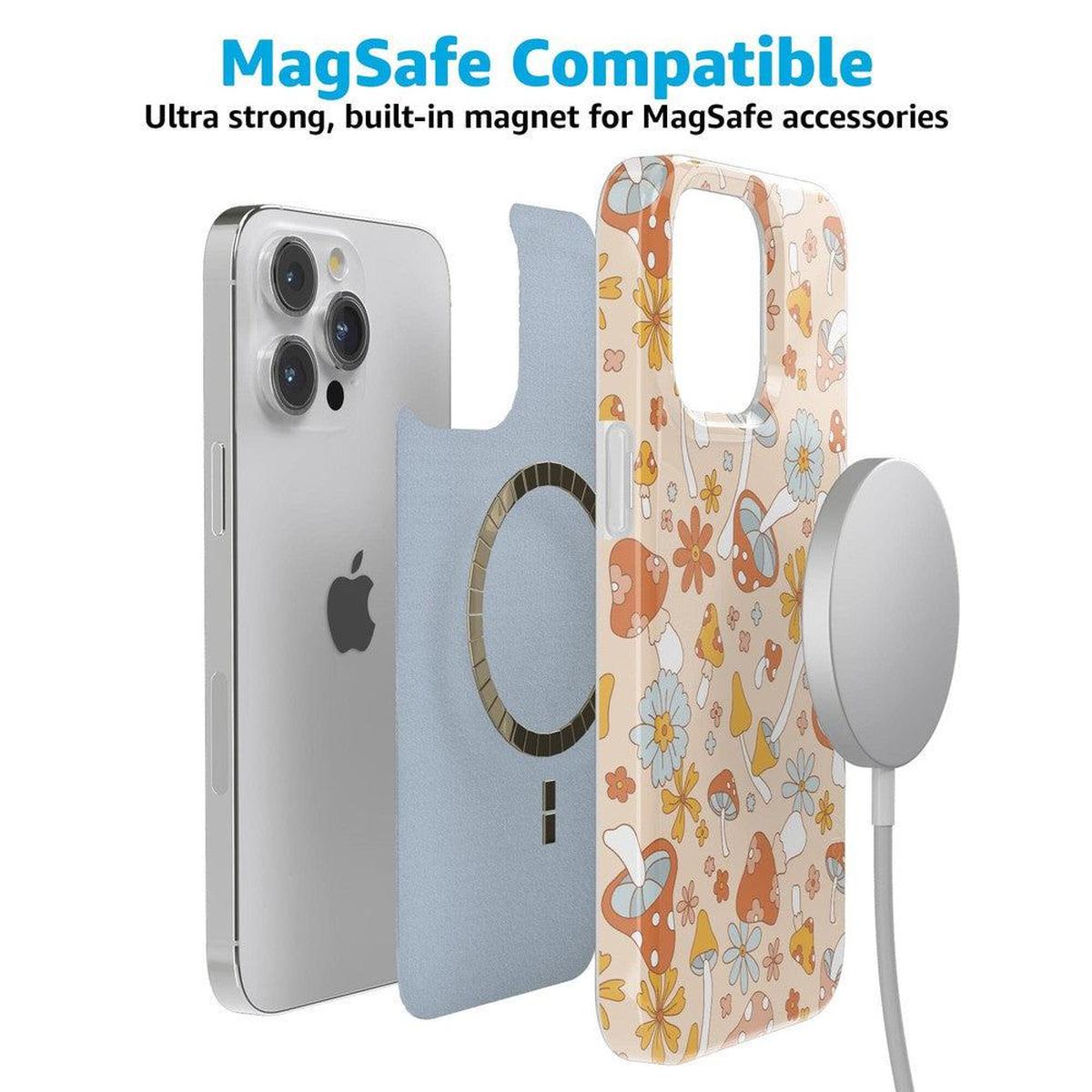 Mushroom Magic | Retro Floral Case iPhone Case get.casely