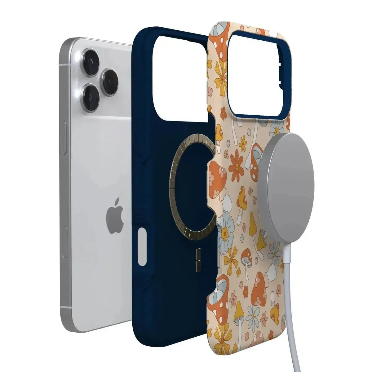 Mushroom Magic | Retro Floral Case iPhone Case get.casely