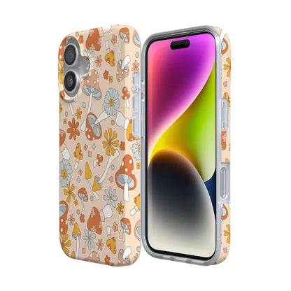 Mushroom Magic | Retro Floral Case iPhone Case get.casely